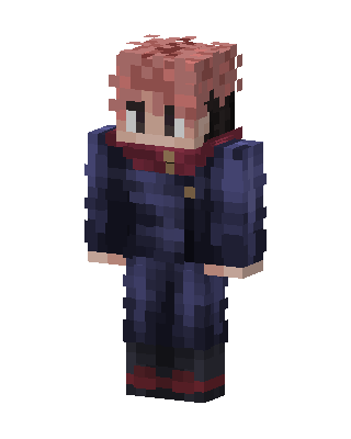 Yuji Itadori Minecraft skin