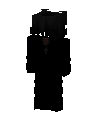 Gothic Priest skin, 3D preview