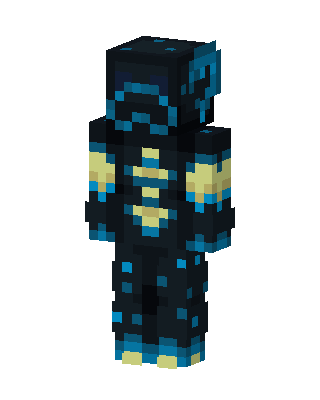 Deep Dark Warden skin, 3D preview