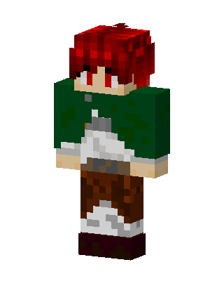 Red Haired Ranger Minecraft skin