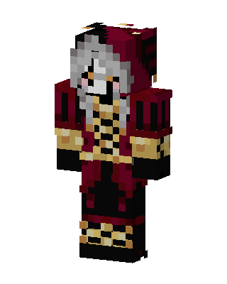 Crimson Hooded Noble Minecraft skin