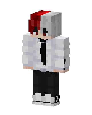 Shoto Todoroki skin, 3D preview