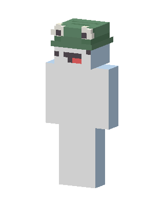 White Frog Minecraft skin