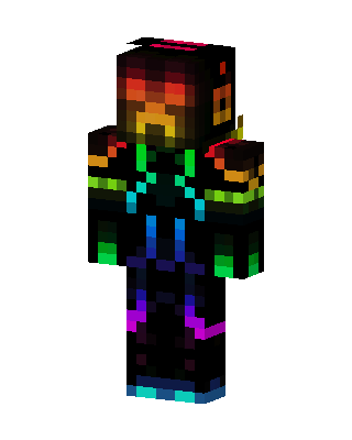 Black Villain Boy skin, 3D preview
