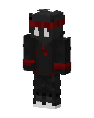 Black Ninja Boy skin, 3D preview