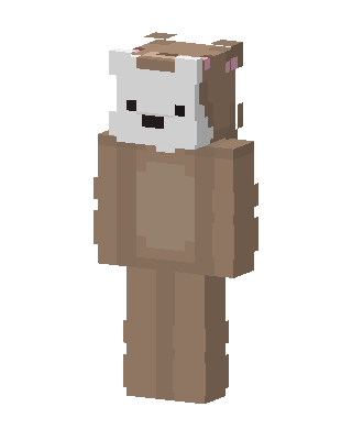 Polar Bear Onesie skin, 3D preview