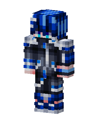 Cyber Frost Minecraft skin
