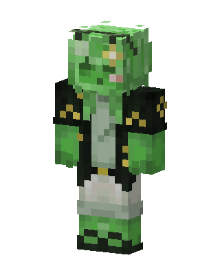 Slime Jacket skin, 3D preview
