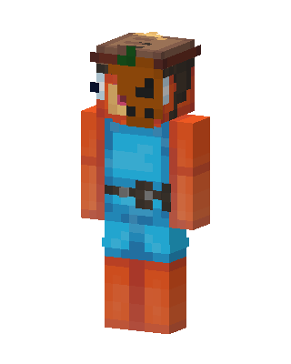 Blue Player Boy skin, 3D preview