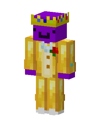 Purple King skin, 3D preview