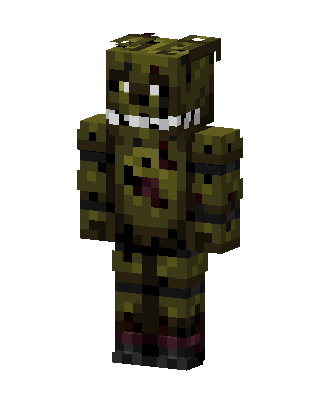 Springtrap skin, 3D preview