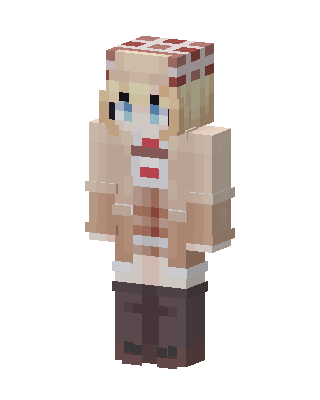Cream Detective skin, 3D preview