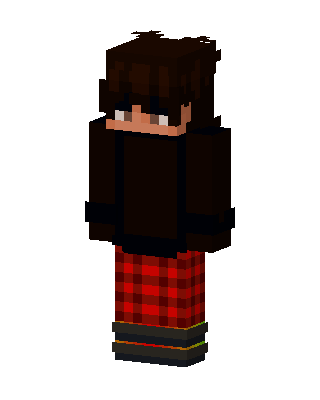 Plaid Pants Boy skin, 3D preview