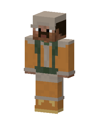 Orange Player Boy Minecraft skin