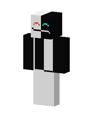 Black Suit Boy skin, 3D preview