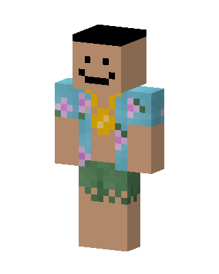 Hawaiian Tourist Minecraft skin