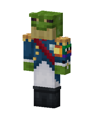 Frog Emperor skin, 3D preview