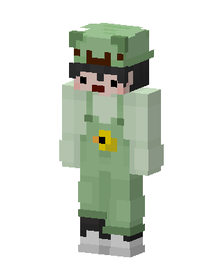 Frog Overalls Minecraft skin