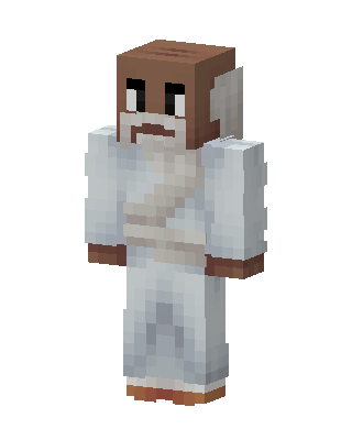 White Player Boy skin, 3D preview