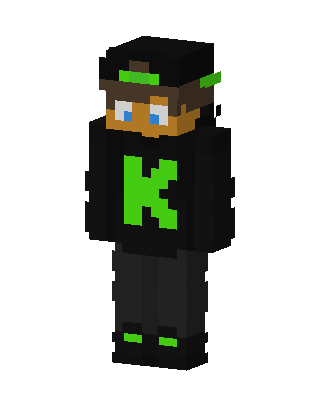 Black Gamer Boy skin, 3D preview