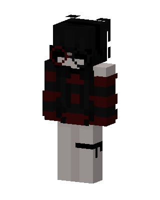 Crimson Emo skin, 3D preview