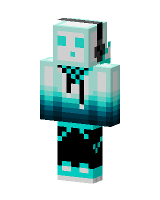 Aqua Gradient skin, 3D preview