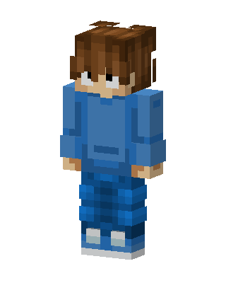 Blue Hoodie Boy Minecraft skin