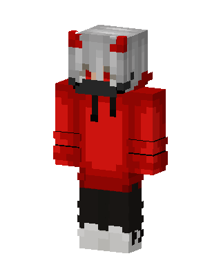 Red Hoodie Minecraft skin