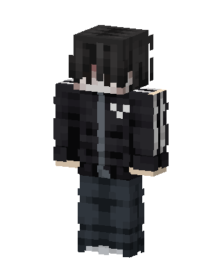 Dark Streetwear Boy skin, 3D preview