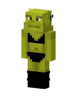Shrek skin, 3D preview