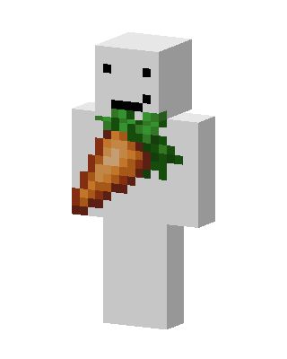 White Costume skin, 3D preview