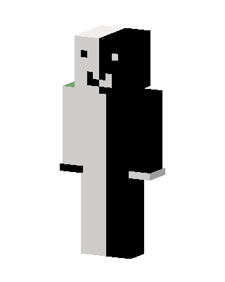 Black Mob skin, 3D preview