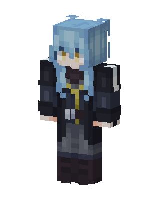 Frost Cloak skin, 3D preview
