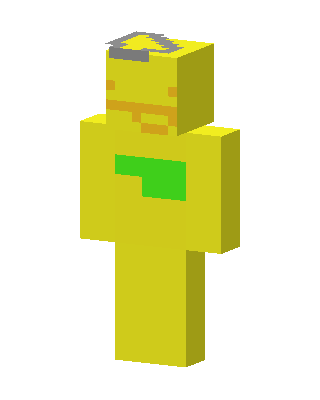 Banana Buddy skin, 3D preview