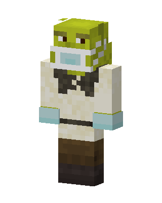 Masked Shrek skin, 3D preview