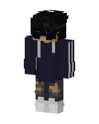 Black Hoodie Boy Minecraft skin