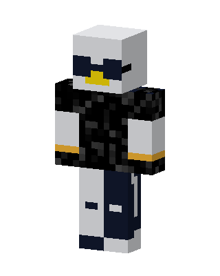 White Animal Boy skin, 3D preview