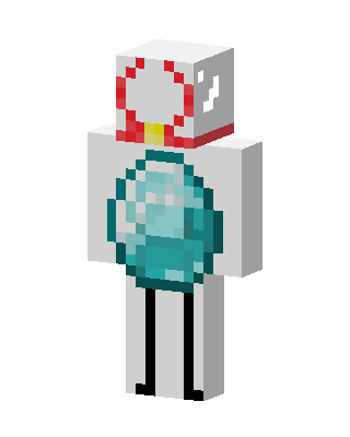 White Masked Astronaut Minecraft skin