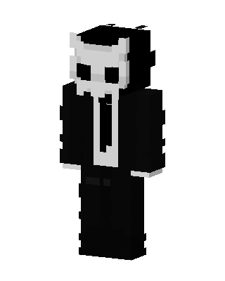 Black Hero Boy skin, 3D preview