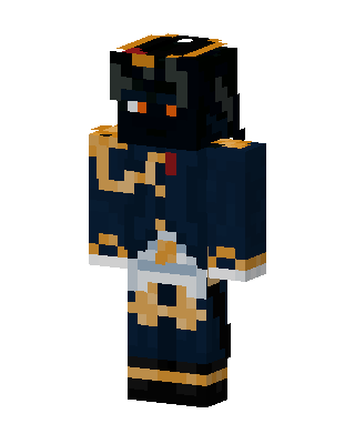 Blue Knight Boy skin, 3D preview