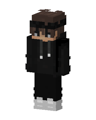 Black Hoodie Boy Minecraft skin