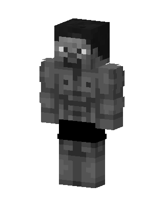 Gray Fighter Boy Minecraft skin