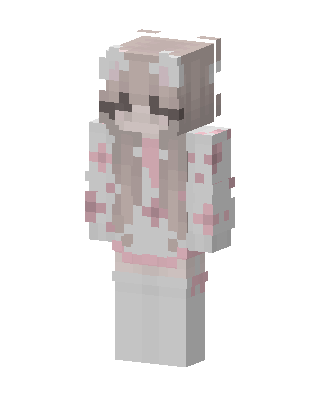 Pink Bunny Girl skin, 3D preview