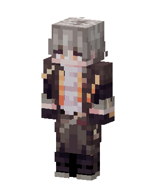 Ashen Wanderer skin, 3D preview