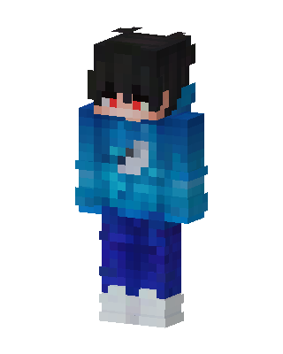 Blue Anime Boy Minecraft skin
