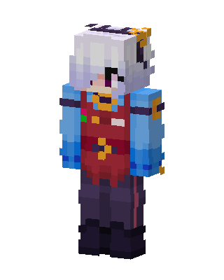 Silver Haired Knight skin, 3D preview