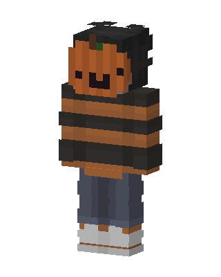 Pumpkin Head skin, 3D preview