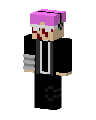 Black Player Boy skin, 3D preview