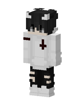 White Doctor Boy skin, 3D preview