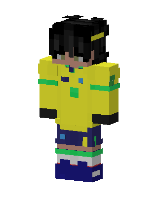 Brazil Footballer skin, 3D preview